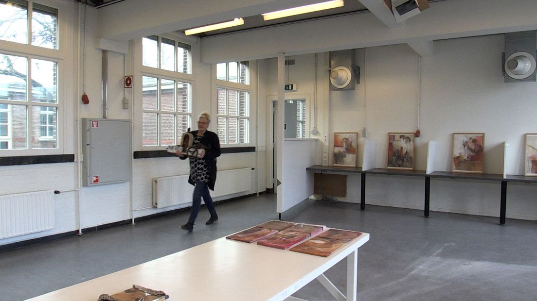 Een van de expositieruimtes