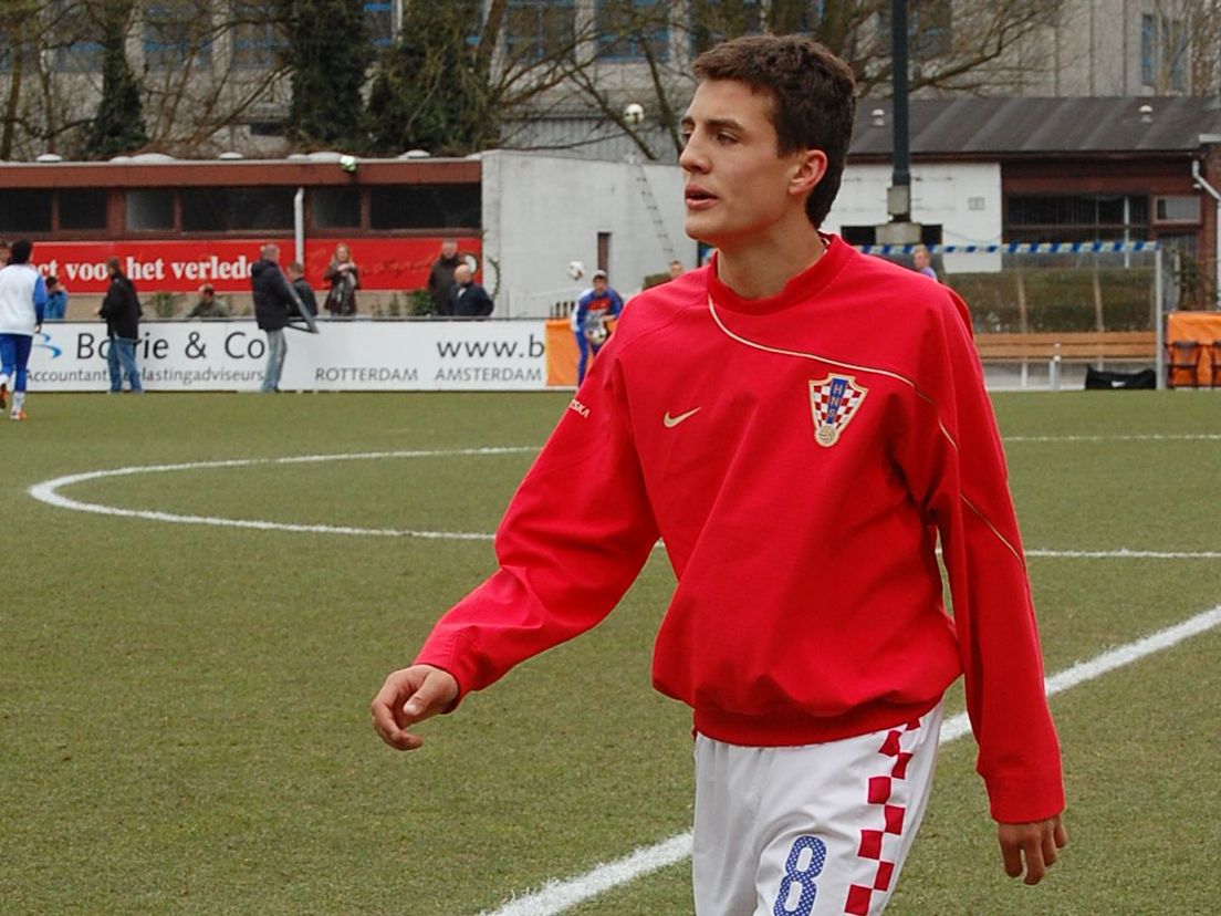 Mateo Kovacic als speler van Kroatië onder 17