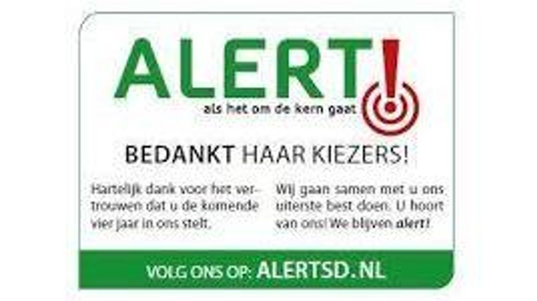 Alert! mededeling in betere tijden