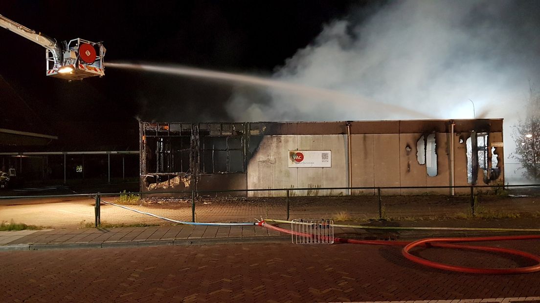 Grote brand in Zwolle