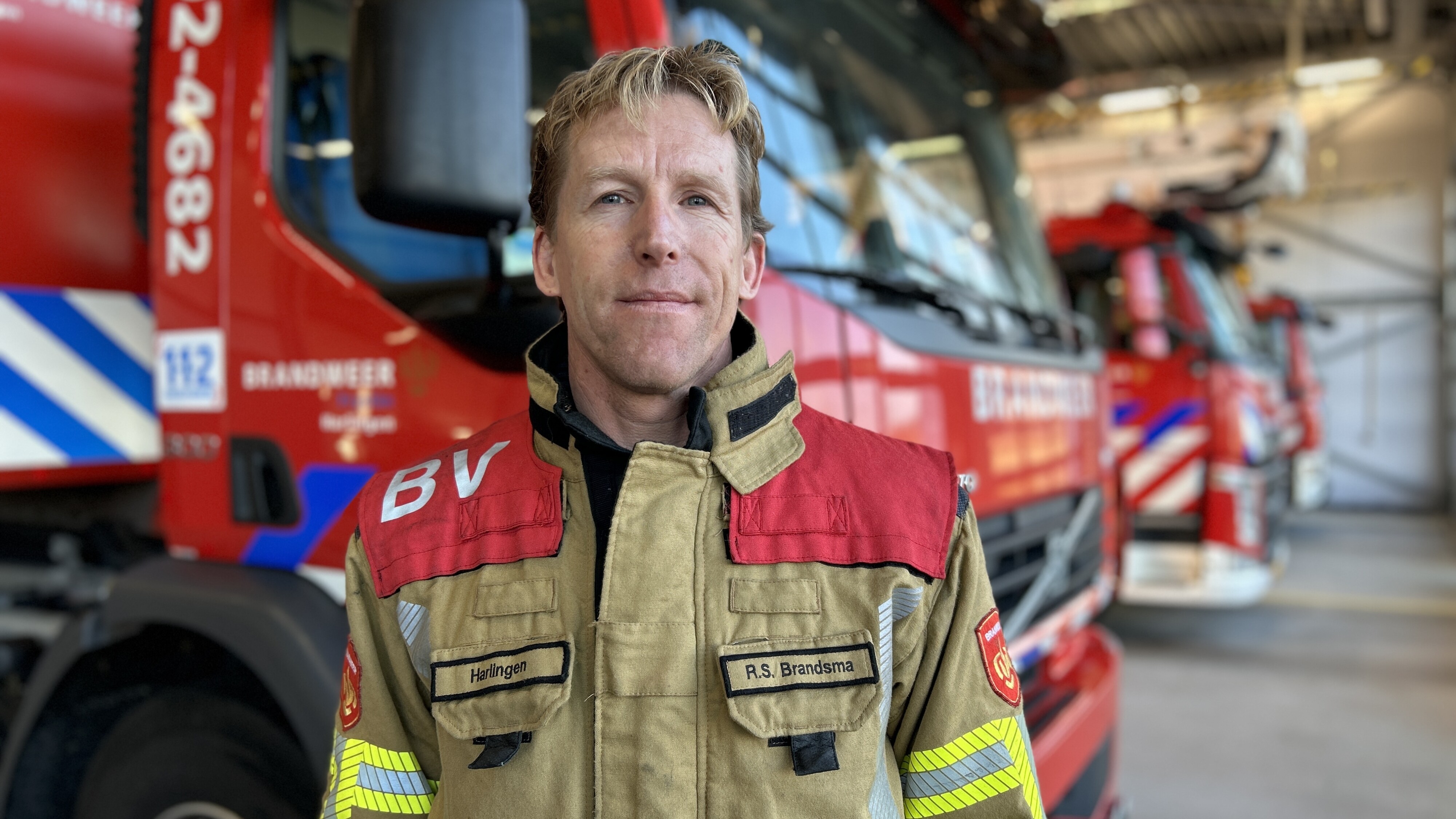Ronald Brandsma is befelfierder by de brânwacht fan Harns