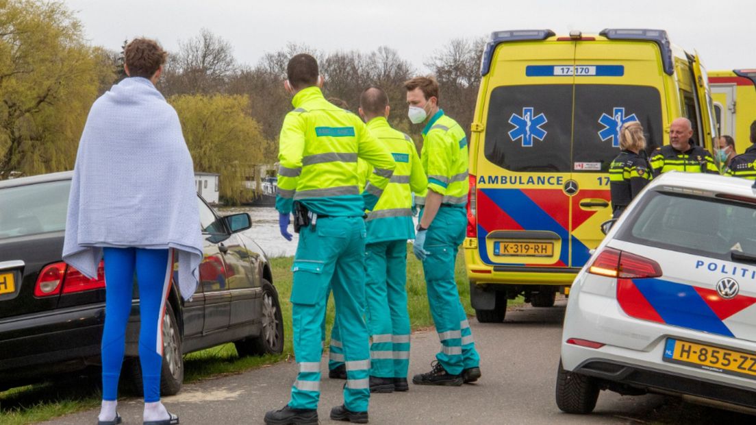 De meeste roeiers kwamen met de schrik vrij