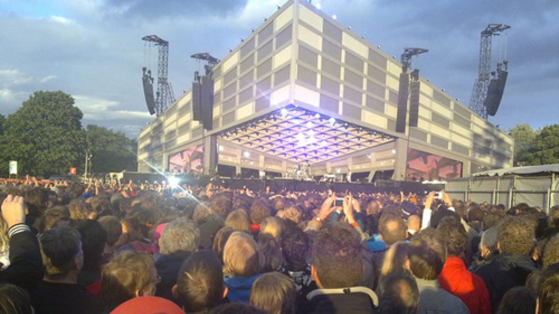 Files na afloop van concert Muse