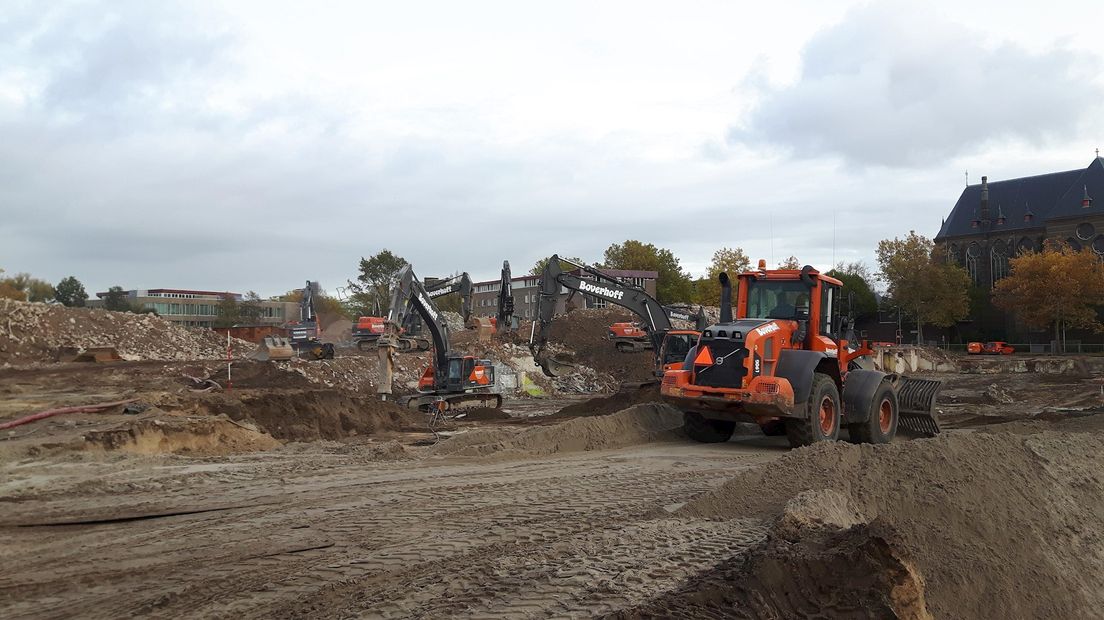 Laatste stukje ziekenhuis wordt met de grond gelijk gemaakt