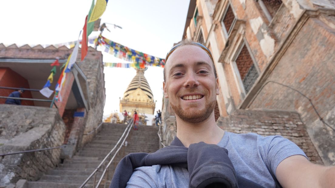 Creemers in december 2015 in Nepal