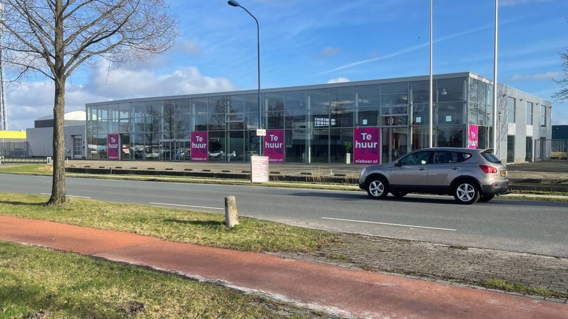 De noodopvanglocatie aan de Lloydsweg in Veendam op archiefbeeld