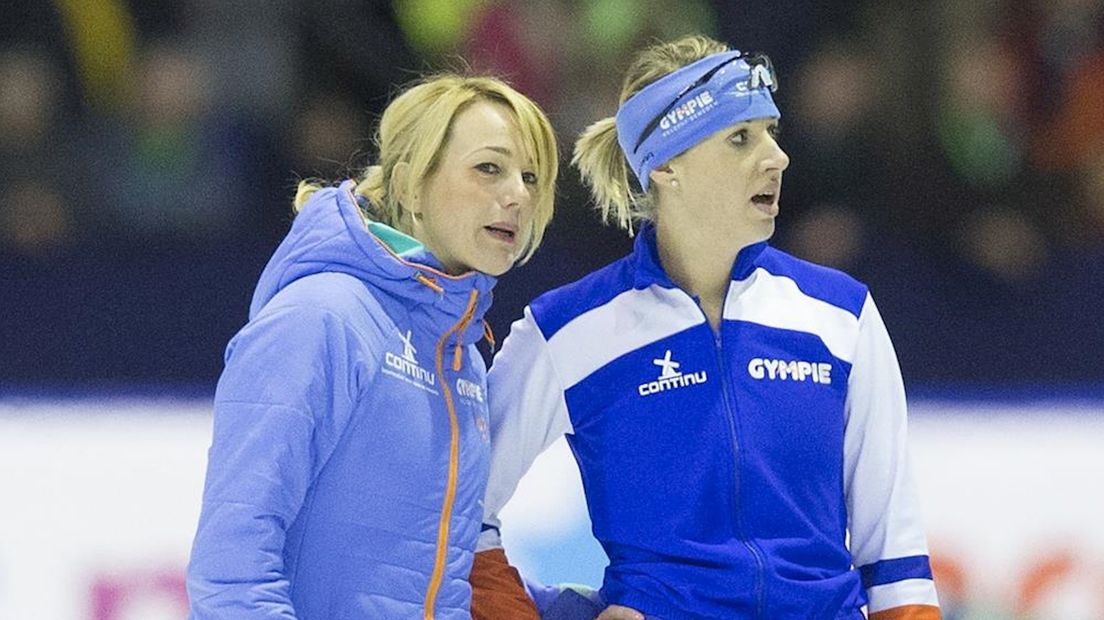 Voorhuis met coach Marianne Timmer