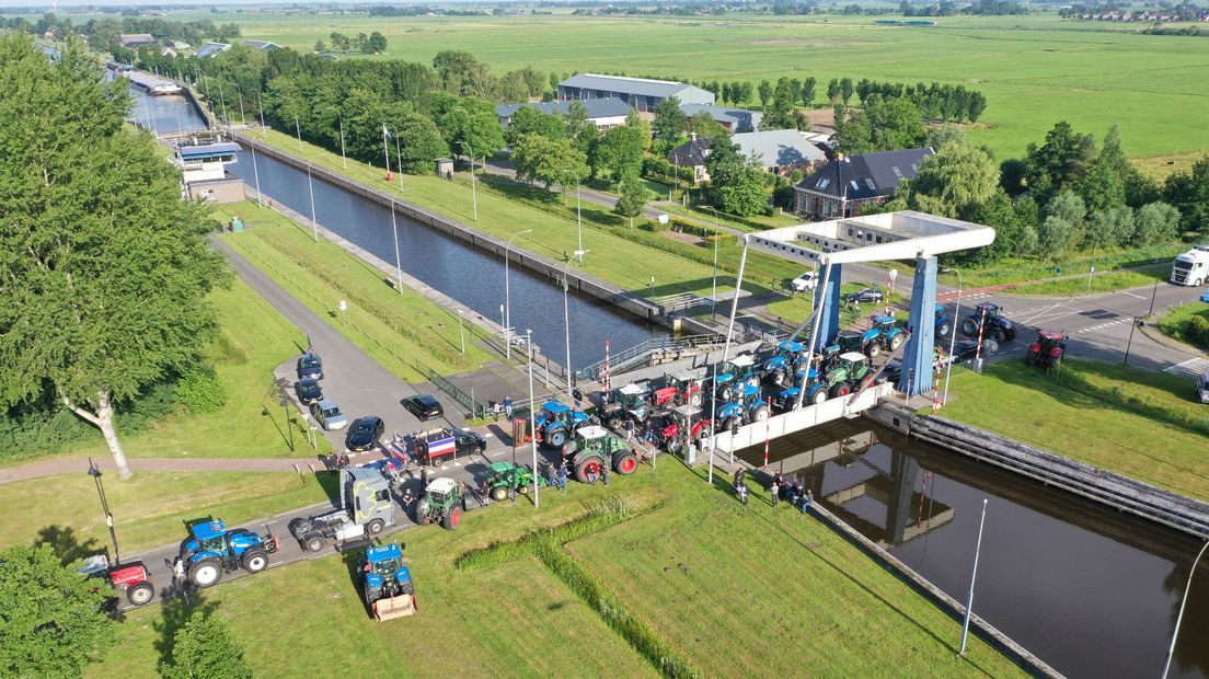 De boerenblokkade op de Gaarkeukensluis