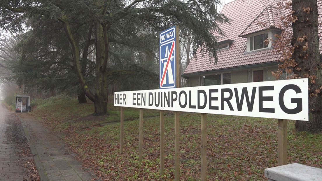 Er was veel ophef over de Duinpolderweg. 