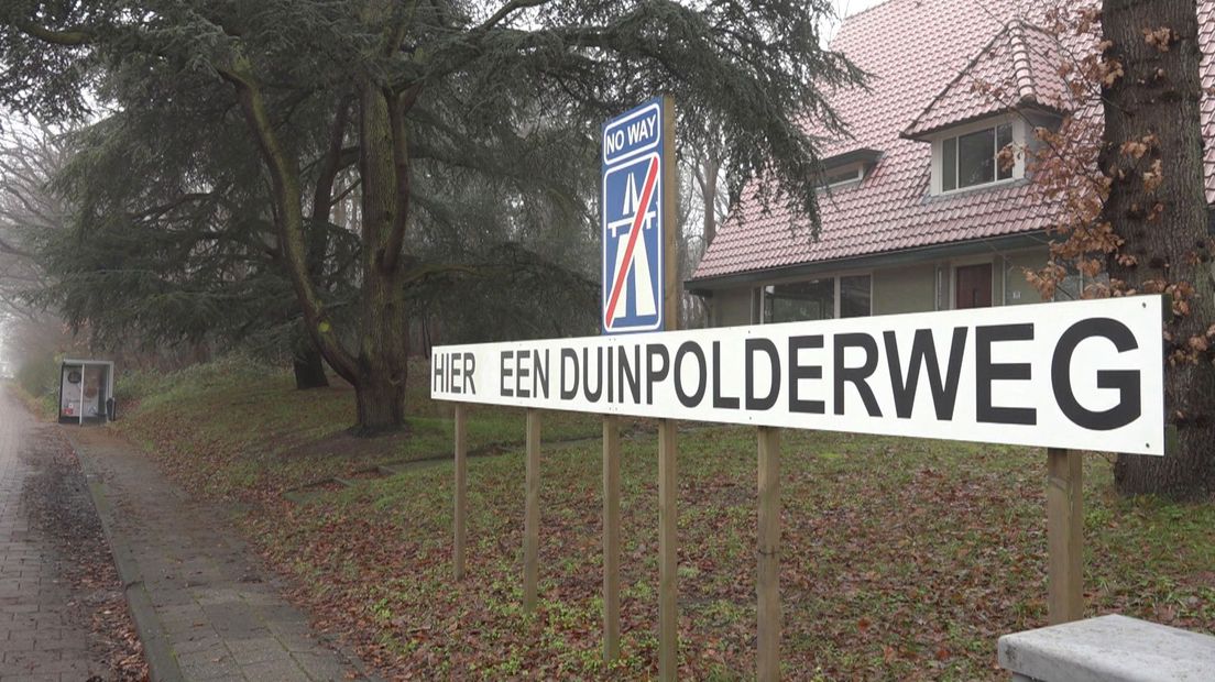 Er is veel verzet tegen de Duinpolderweg