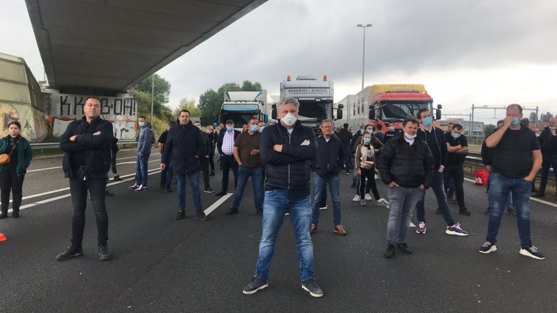 Boze kermisexploitanten trokken naar Den Haag om te demonstreren