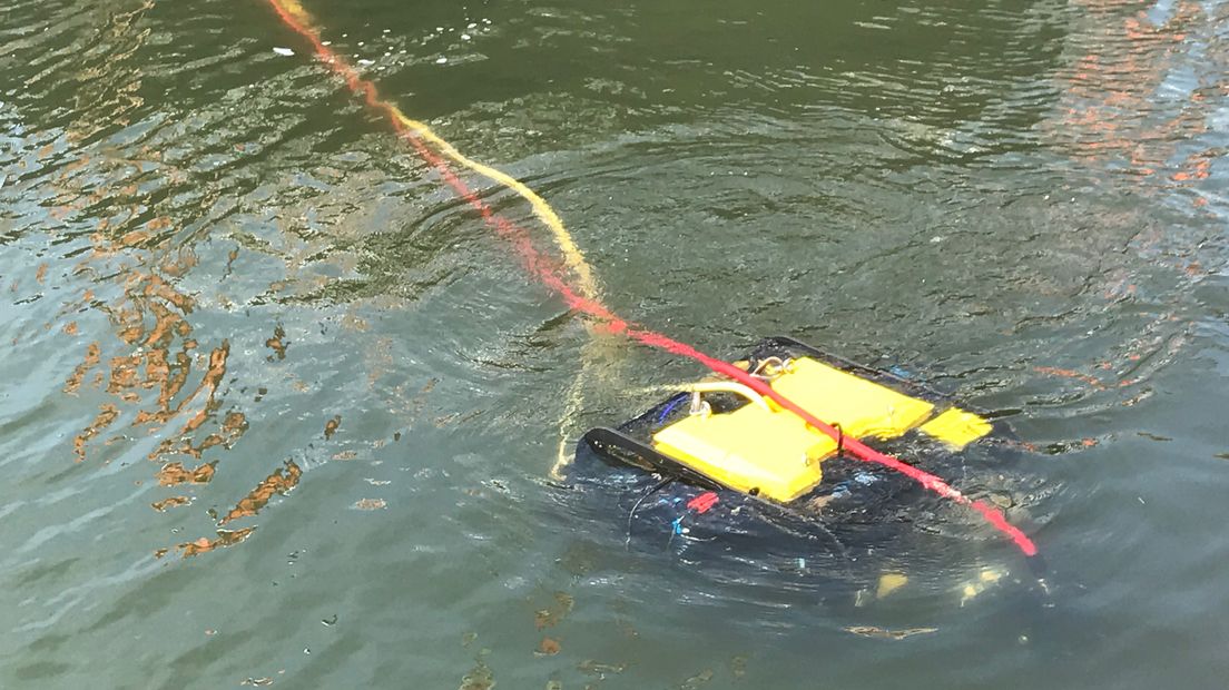 Dit is de kade-inspecteur van de toekomst, een onderwaterrobot.