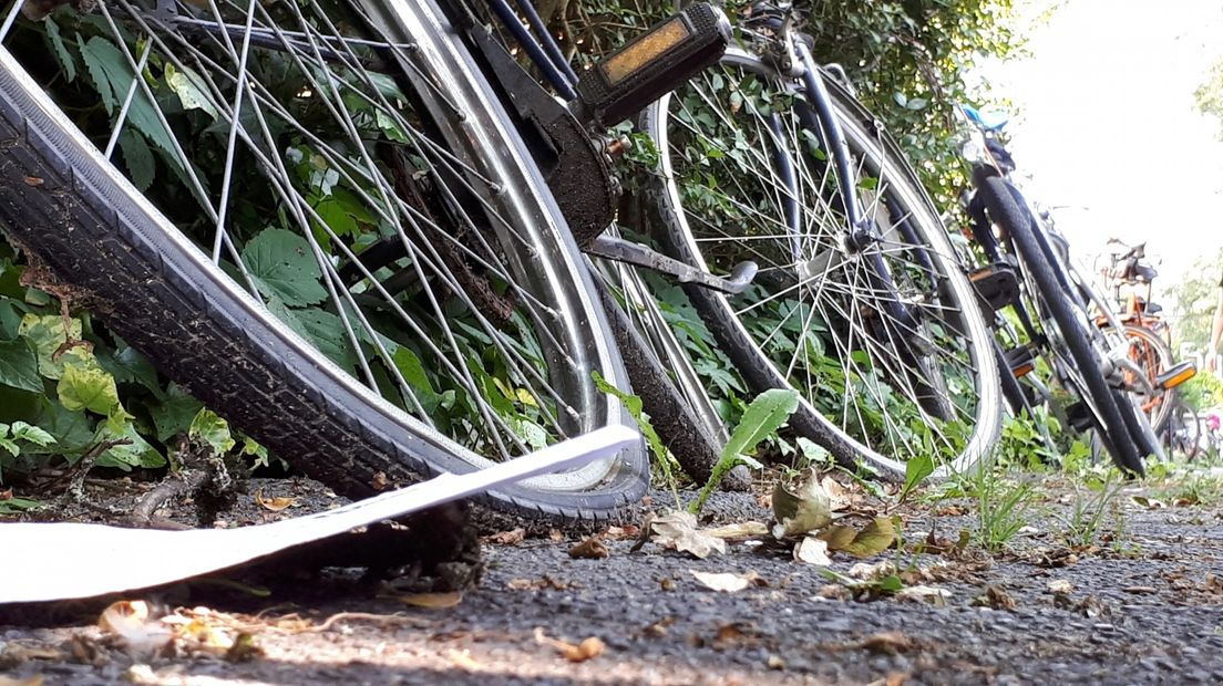 Fietswrakken aan de Prof. Rankestraat