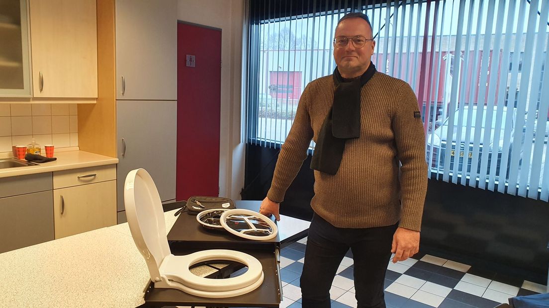 Ribberink hoopt over een paar maanden het TruckToilet op de markt te hebben