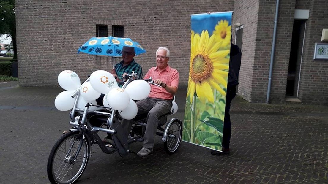 De duo-fiets die werd aangeschaft uit de erfenis van de vrijgezelle Haarlenaar Harrie Kemper