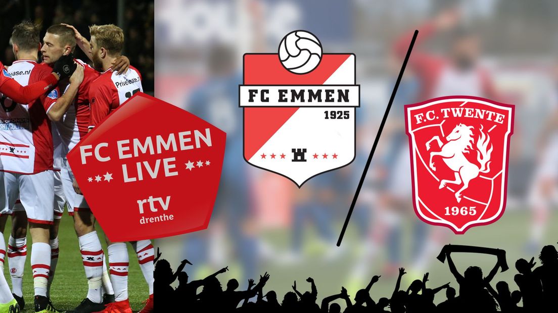 Volg hier FC Emmen - FC Twente van minuut tot minuut (Rechten: RTV Drenthe)