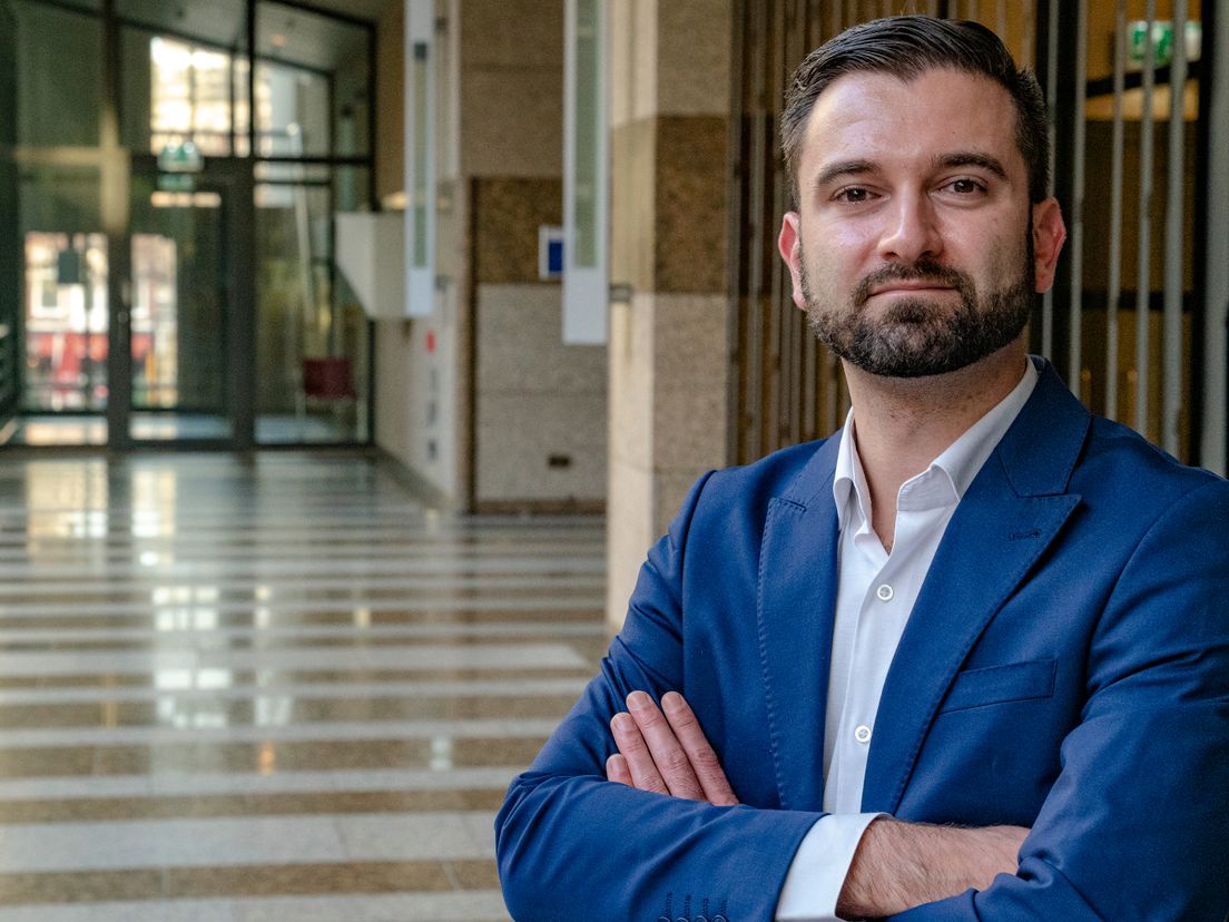 Stephan van Baarle in de Tweede Kamer.