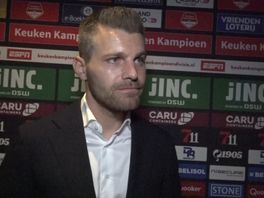 Trainer Ruben den Uil na afloop van Excelsior-Telstar.