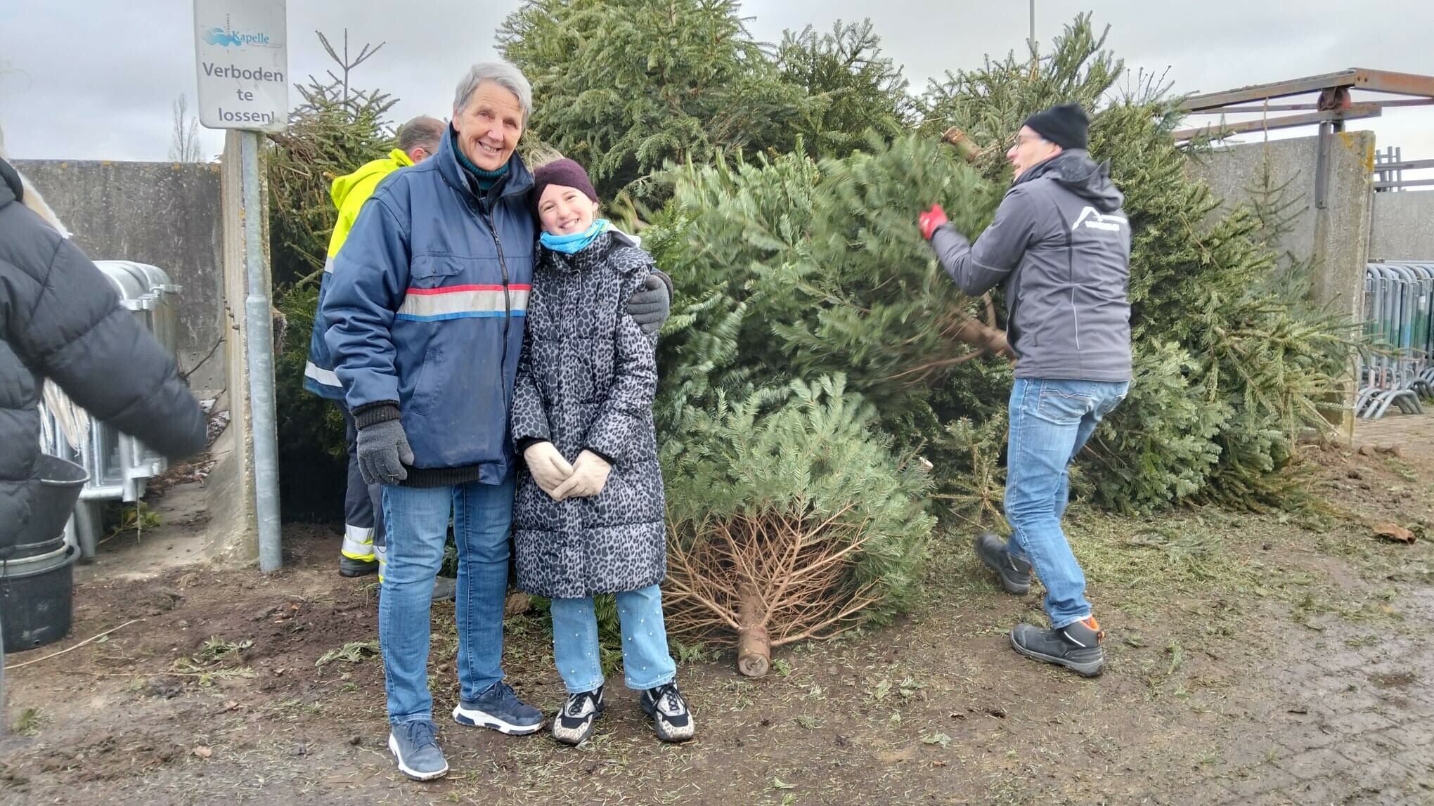 Laatste rit voor de kerstboom, vrijwilligers halen ze op voor goede doelen in Hongarije en Roemenië