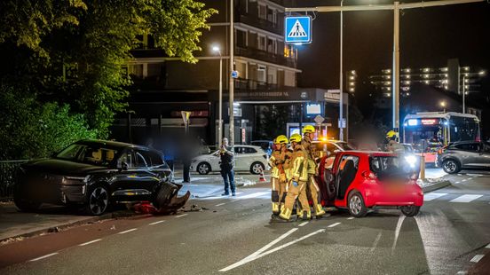 Gewonden na botsing • vlam in de pan