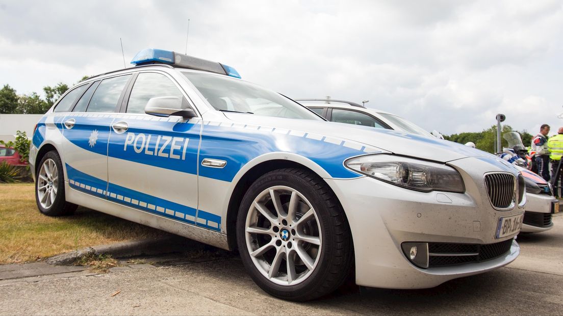 Duitse politie-auto