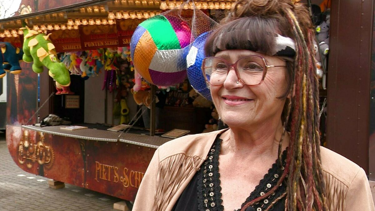 Pieter leeft voort in zijn schiettent: 