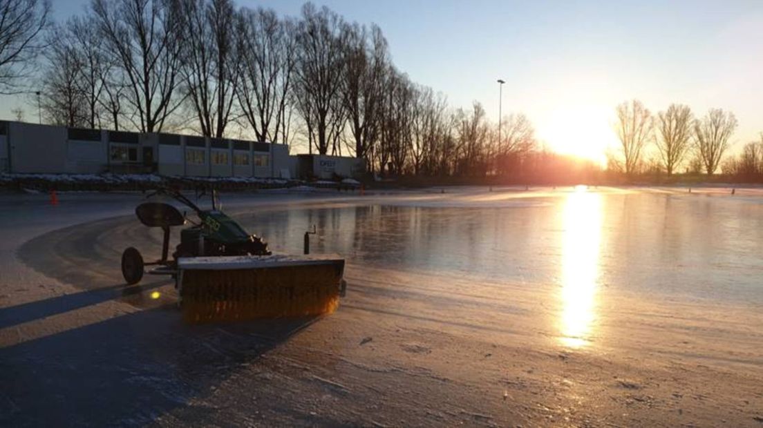 De ijsbaan in Appingedam