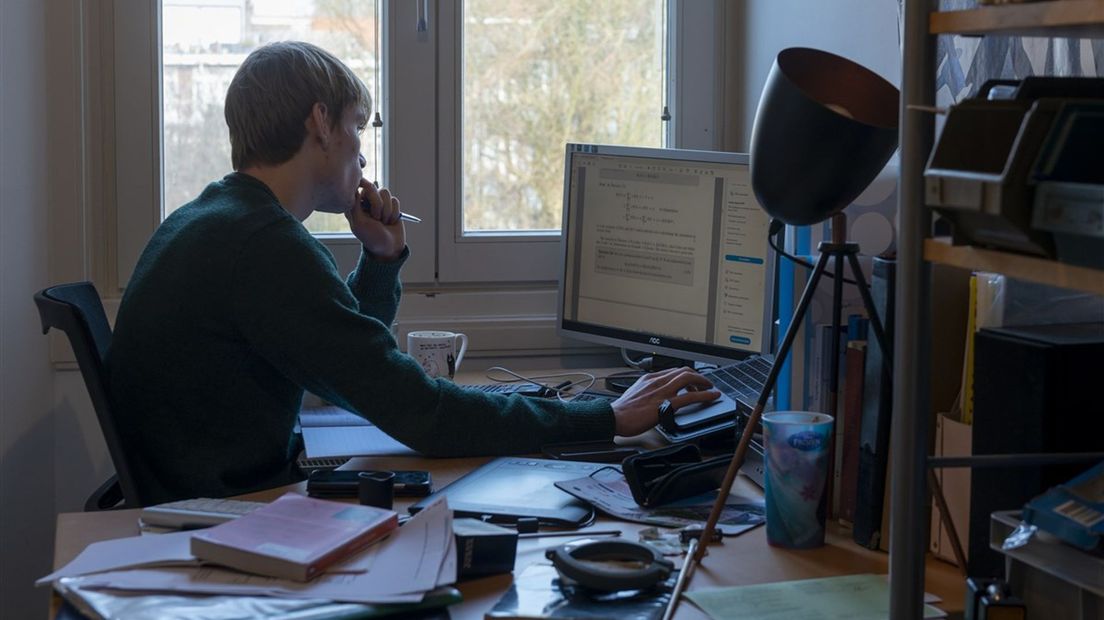 Thuiswerken, foto ter illustratie