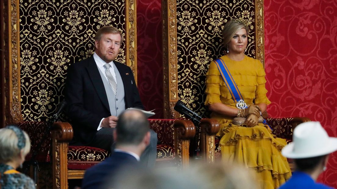 Koning Willem-Alexander spreekt de troonrede uit (Rechten: ANP/Remko de Waal)