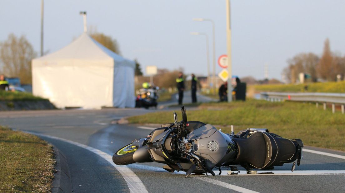 De plek van het ongeluk