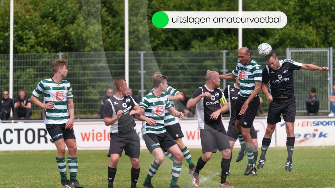 Uitslagen amateurvoetbal zaterdag 21 mei