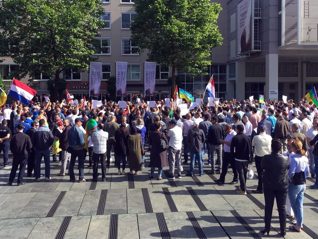 Op 4 juni demonstreerden Nederlandse-Marokkanen in Rotterdam