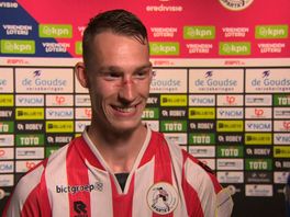Doelpuntenmaker Dylan van Wageningen: 'Mijn neuswond had ik er dik en dun voor over'