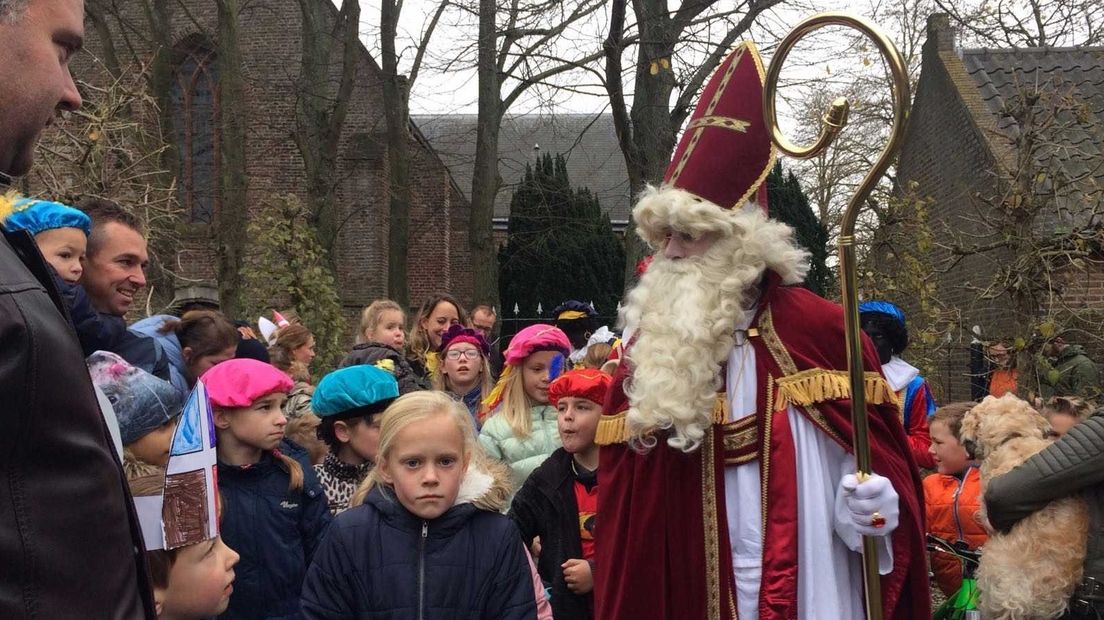 De sint komt aan in Waarde