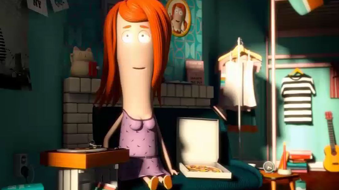 Beeld uit de animatiefilm 'A Single Life'