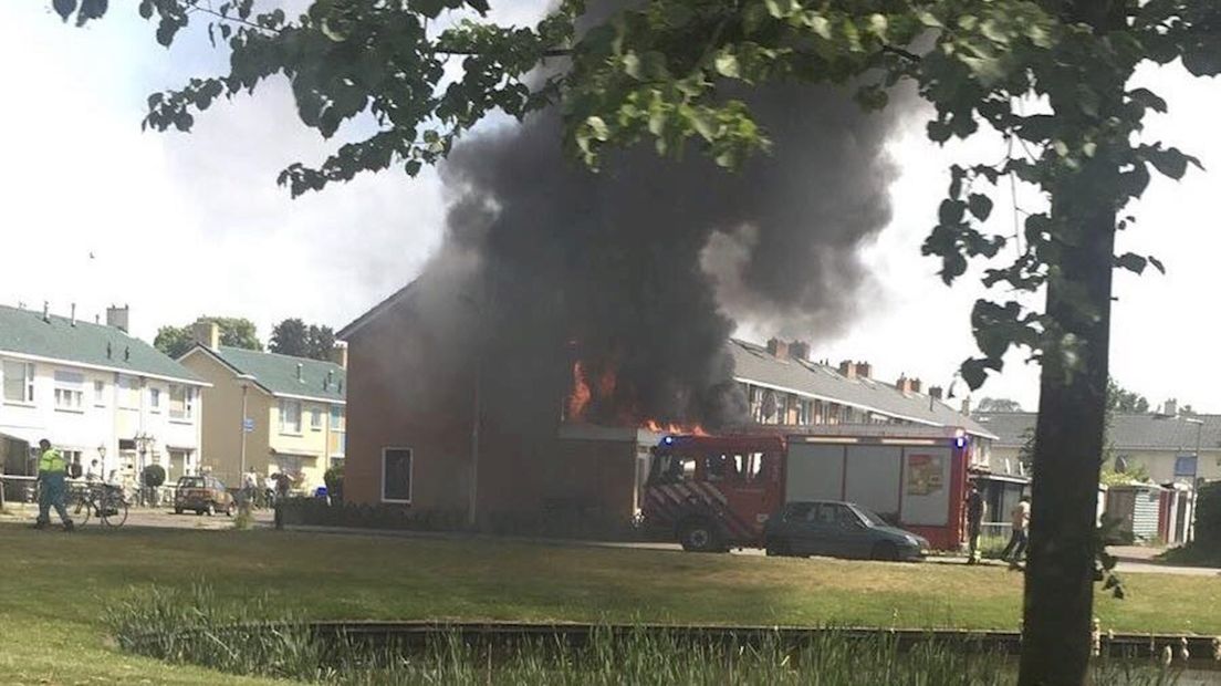 Grote brand in Almelo