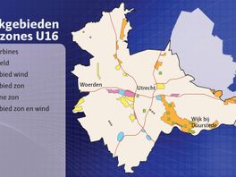 U16 maakt energieplannen bekend: 26 windturbines en tot 1300 hectare aan zonne-energie