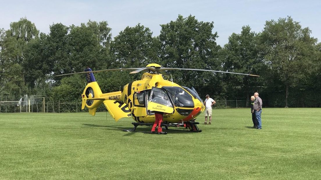 Traumahelikopter opgeroepen in Denekamp