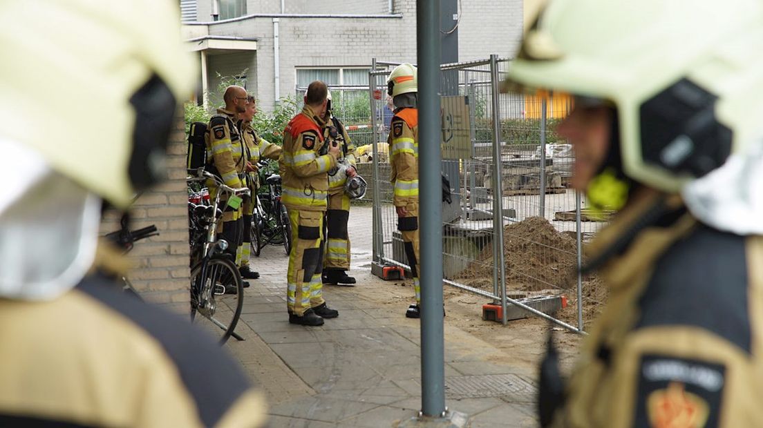 Gaslek in winkelcentrum Deventer