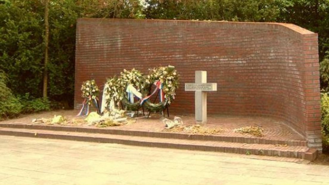 Het omstreden monument op het Stadsbroek, waar al jaren discussie over is