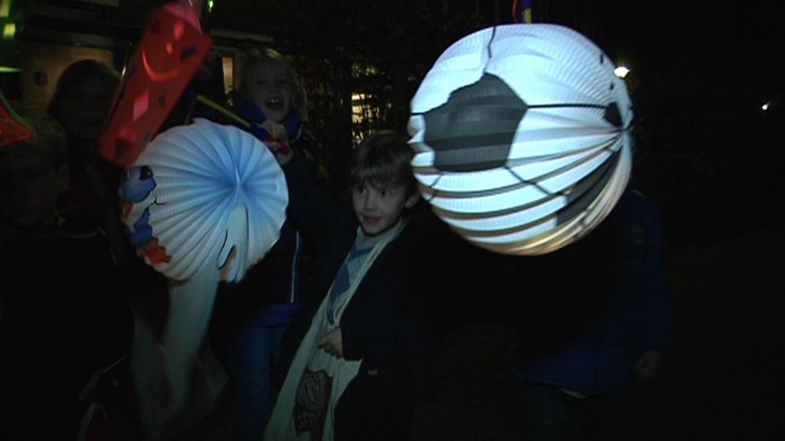 Sint Maarten op basisschool De Biezen in Hoogland