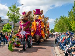 Kijk terug: Bloemencorso Eelde viert 70e editie