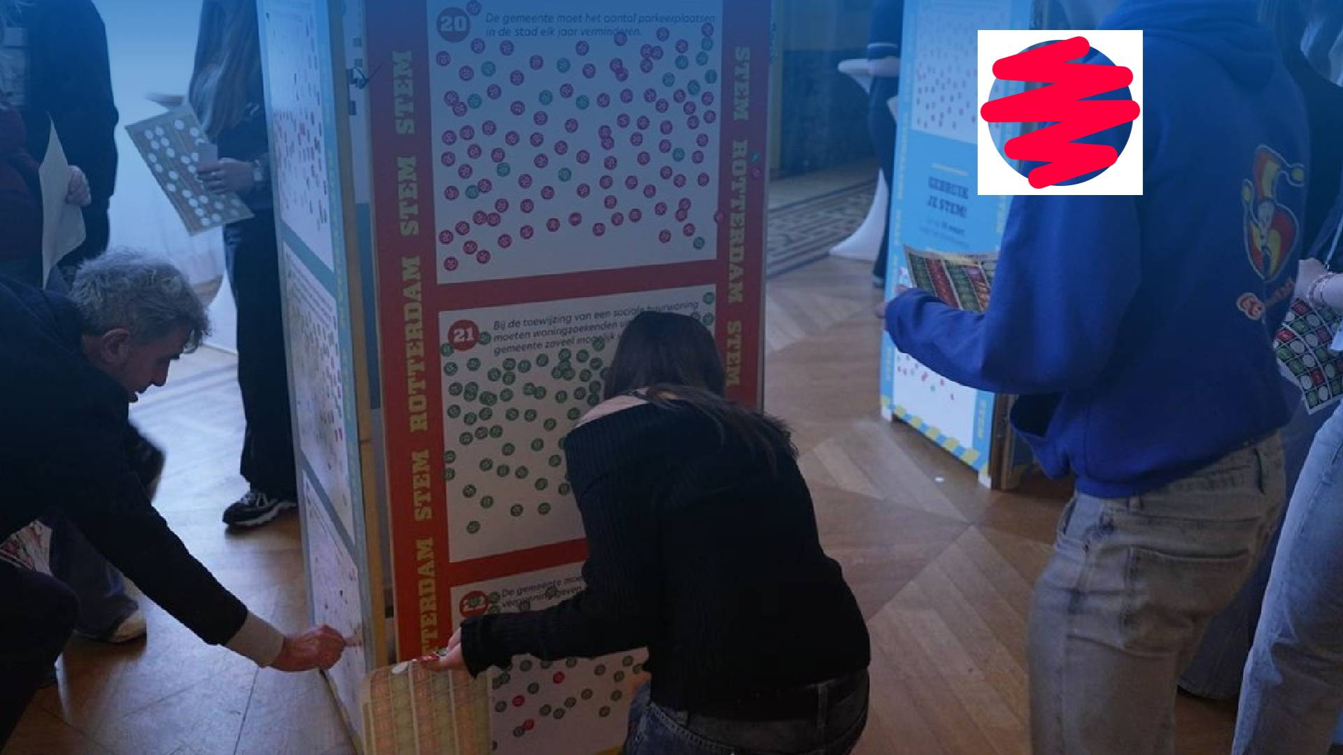 Het MBO-verkiezingsfestival op het Rotterdamse stadhuis