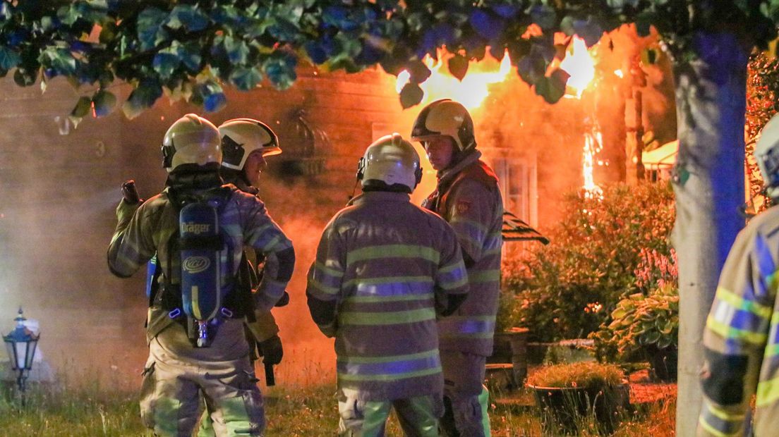 Woning verloren bij brand in Rhenen