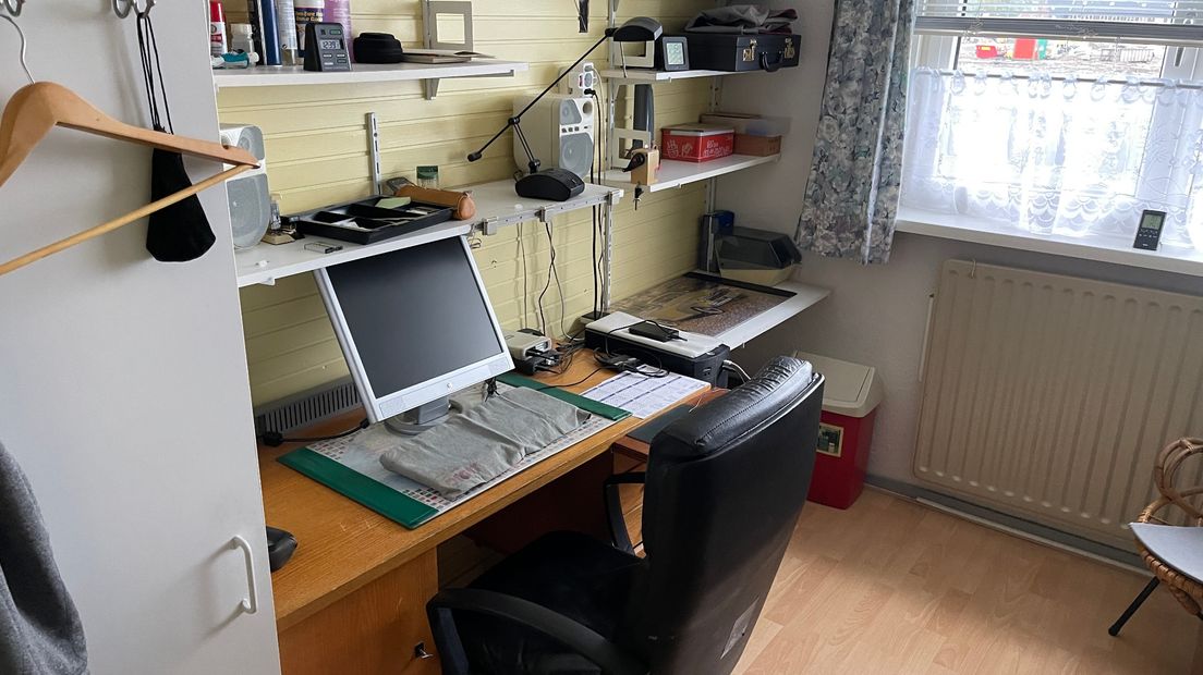 De hobbykamer van Benny van der Laan