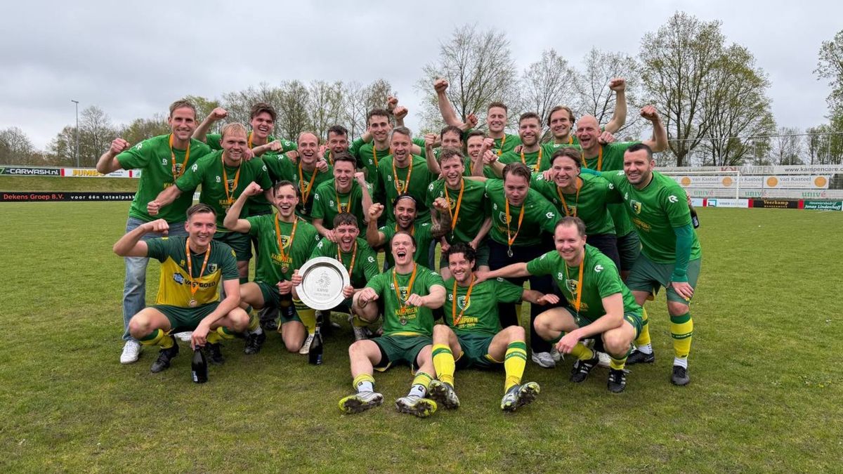 Groen Geel en Fc. Grootegast eerste amateurkampioenen van Groningen