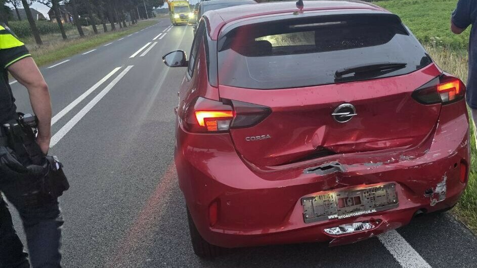 Kop-staartbotsing bij Eerste Exloërmond.