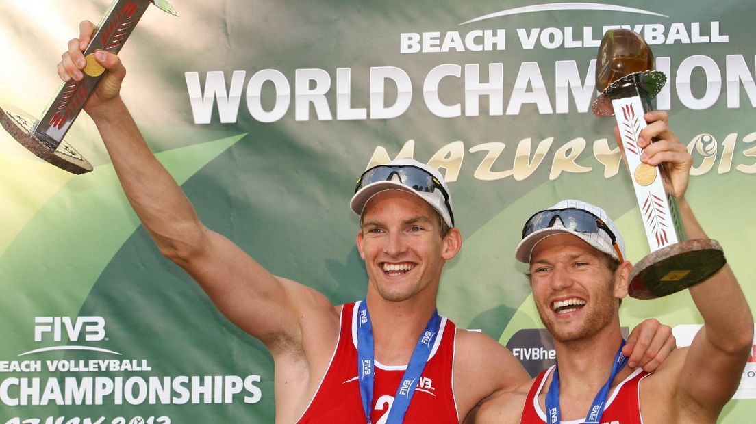 Robert Meeuwsen en Alexander Brouwer wereldkampioen beachvolleybal