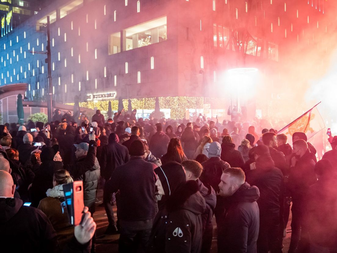 Demonstratie op de Coolsingel