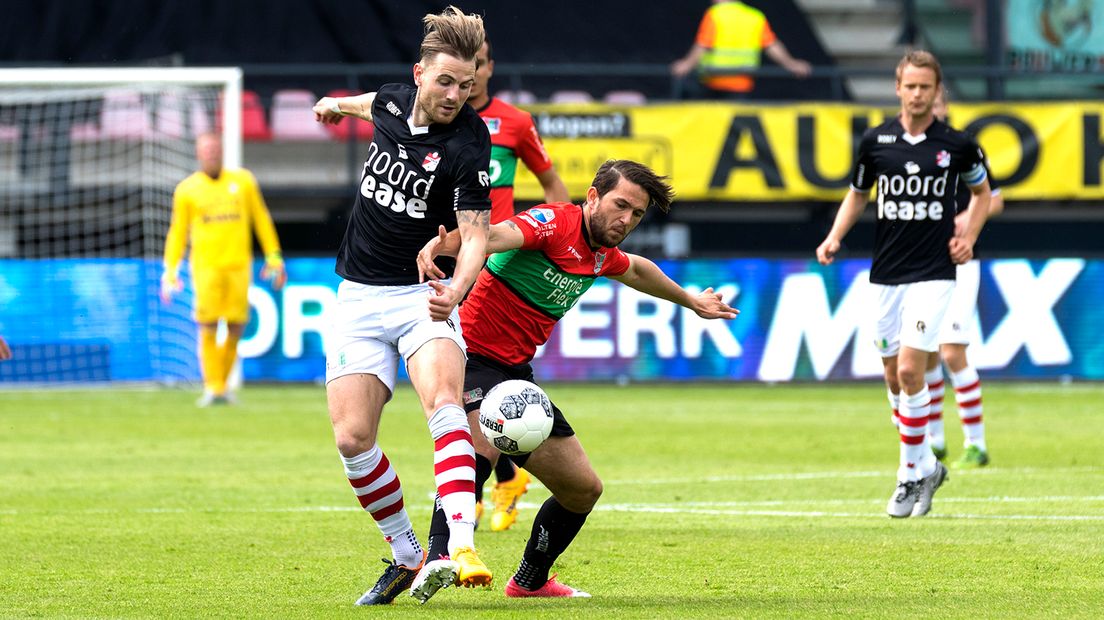 Het zat er vandaag niet in voor FC Emmen (Rechten: Roel Bos/Sportfoto.org)